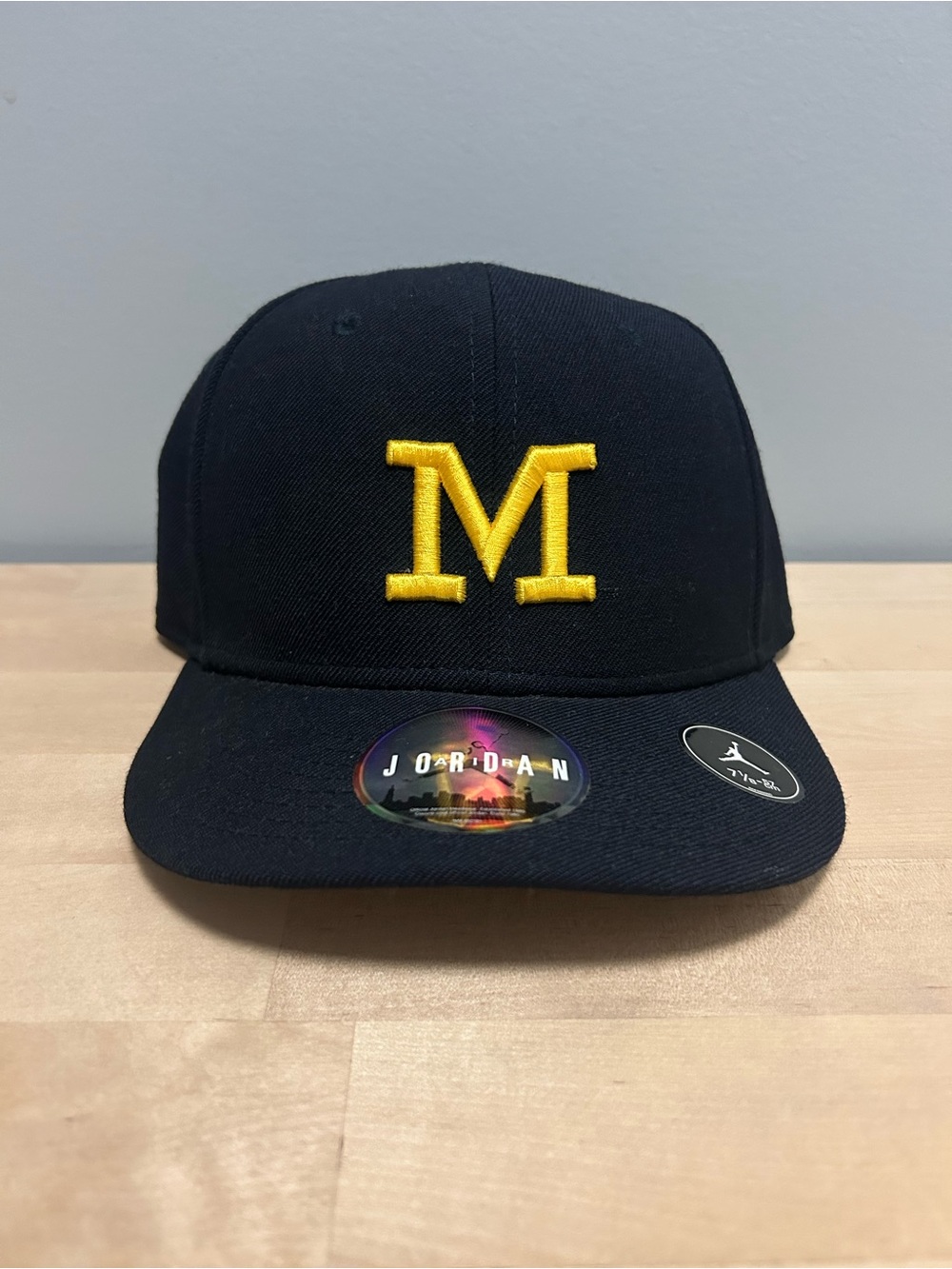 Michigan Wolverines Jordan Fitted Cap Size 7 1/8 NEW